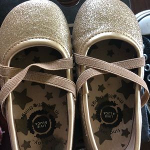 Livie and Luca gold ballet flAts